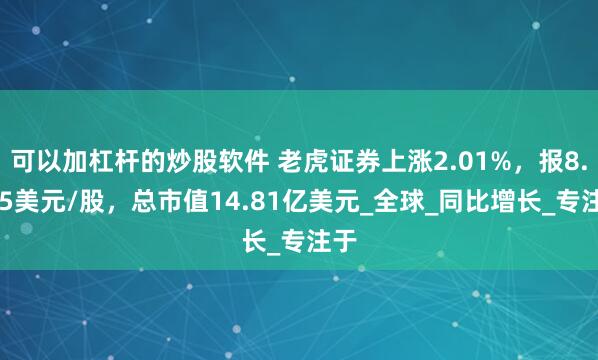 可以加杠杆的炒股软件 老虎证券上涨2.01%，报8.385美元/股，总市值14.81亿美元_全球_同比增长_专注于